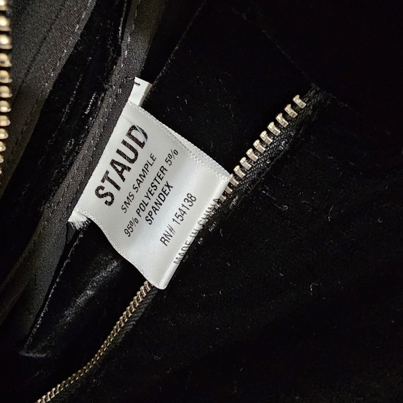 Staud ELIJAH JUMPSUIT BLACK - Picture 9 of 9